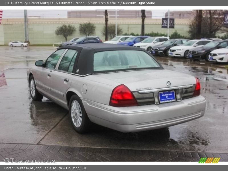 Silver Birch Metallic / Medium Light Stone 2010 Mercury Grand Marquis LS Ultimate Edition