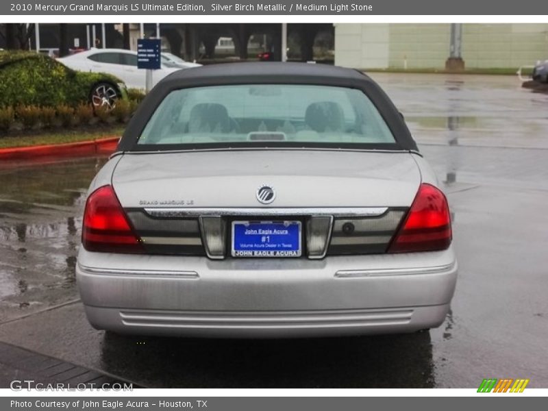 Silver Birch Metallic / Medium Light Stone 2010 Mercury Grand Marquis LS Ultimate Edition