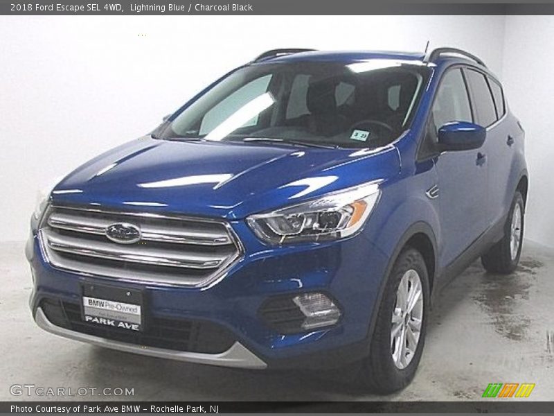 Lightning Blue / Charcoal Black 2018 Ford Escape SEL 4WD