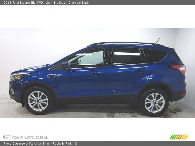 Lightning Blue / Charcoal Black 2018 Ford Escape SEL 4WD