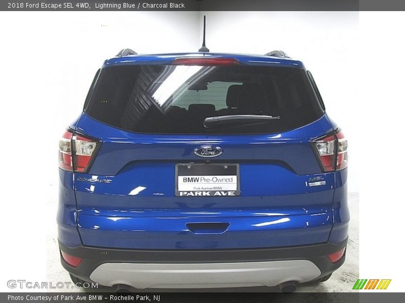 Lightning Blue / Charcoal Black 2018 Ford Escape SEL 4WD