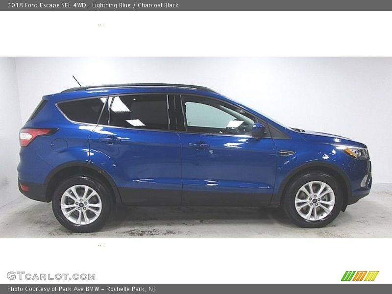 Lightning Blue / Charcoal Black 2018 Ford Escape SEL 4WD
