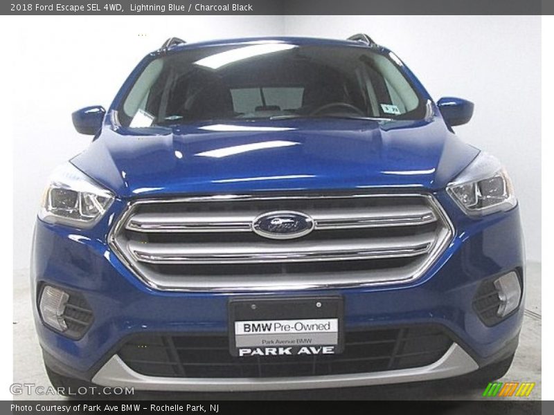 Lightning Blue / Charcoal Black 2018 Ford Escape SEL 4WD
