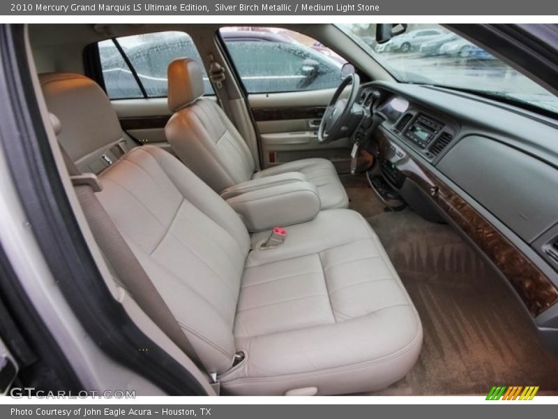 Silver Birch Metallic / Medium Light Stone 2010 Mercury Grand Marquis LS Ultimate Edition