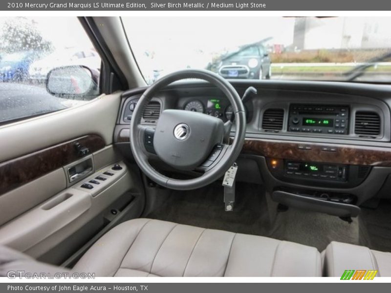 Silver Birch Metallic / Medium Light Stone 2010 Mercury Grand Marquis LS Ultimate Edition