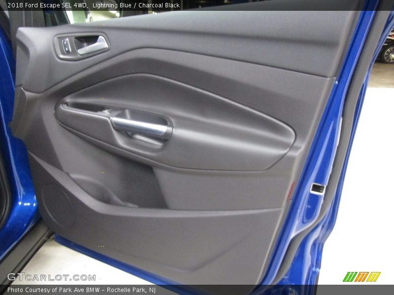 Lightning Blue / Charcoal Black 2018 Ford Escape SEL 4WD