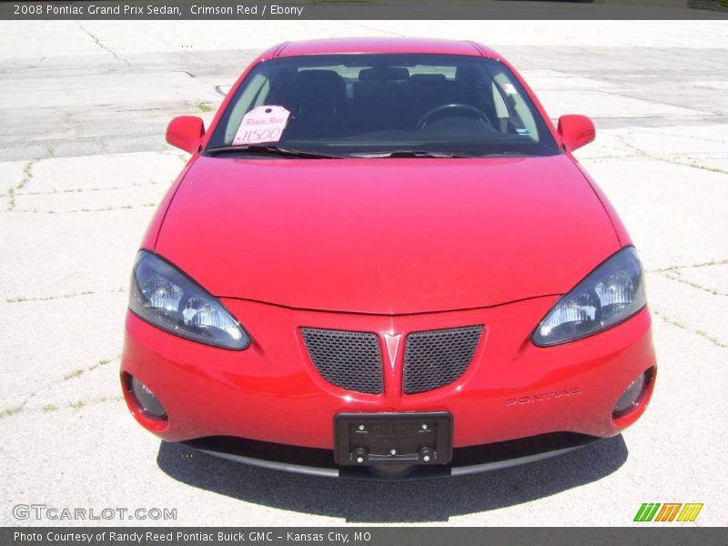 Crimson Red / Ebony 2008 Pontiac Grand Prix Sedan