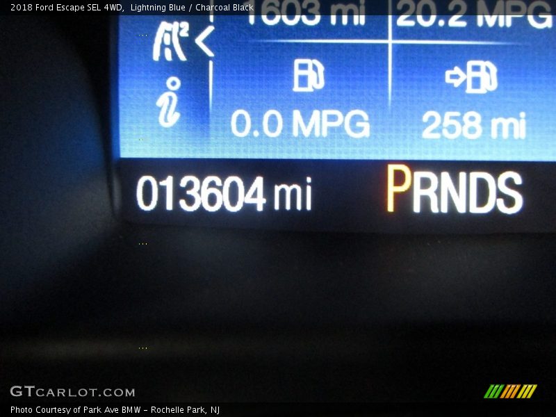 Lightning Blue / Charcoal Black 2018 Ford Escape SEL 4WD
