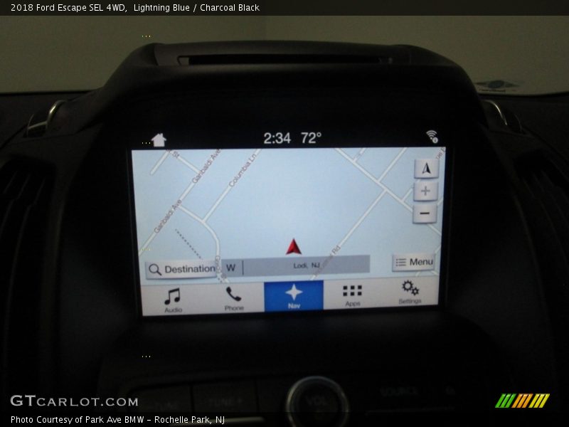 Lightning Blue / Charcoal Black 2018 Ford Escape SEL 4WD