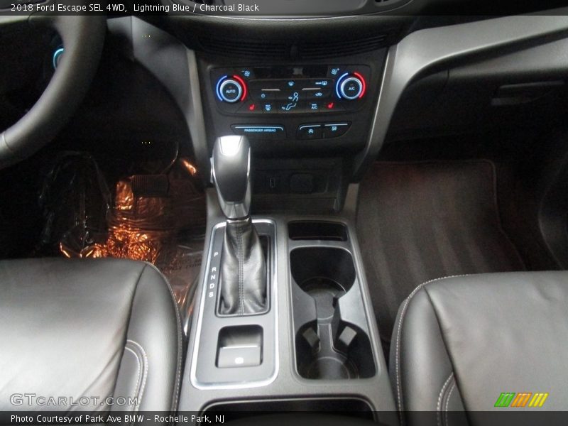 Lightning Blue / Charcoal Black 2018 Ford Escape SEL 4WD