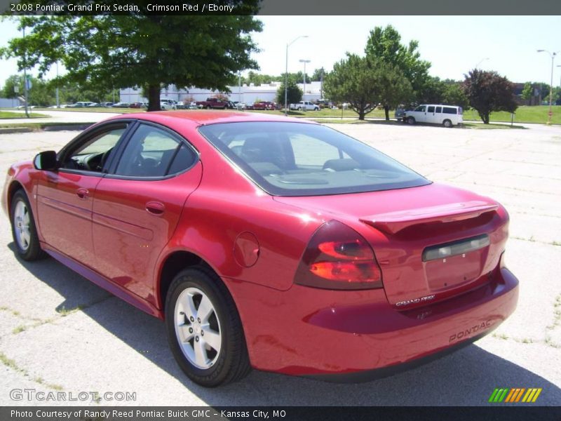 Crimson Red / Ebony 2008 Pontiac Grand Prix Sedan
