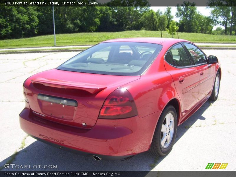 Crimson Red / Ebony 2008 Pontiac Grand Prix Sedan