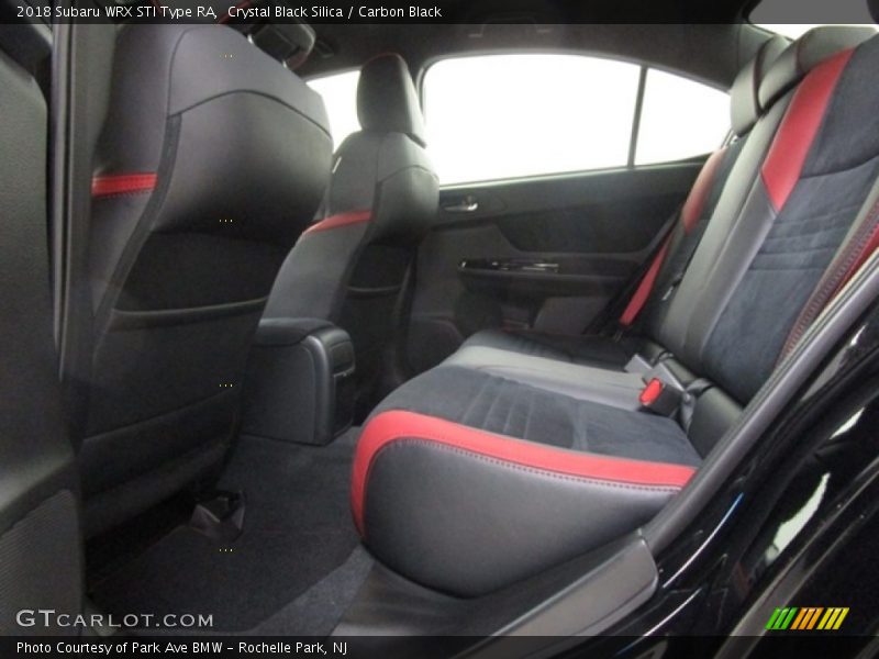 Rear Seat of 2018 WRX STI Type RA