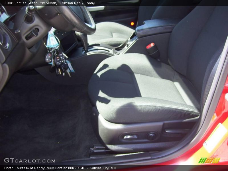 Crimson Red / Ebony 2008 Pontiac Grand Prix Sedan