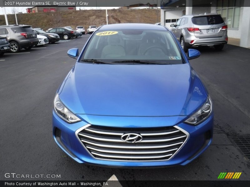 Electric Blue / Gray 2017 Hyundai Elantra SE