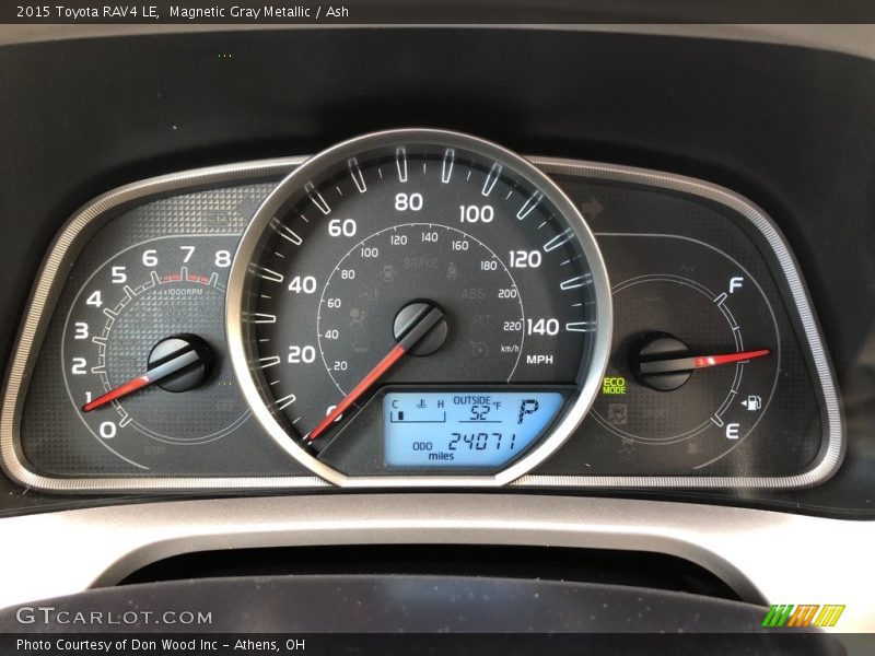 Magnetic Gray Metallic / Ash 2015 Toyota RAV4 LE