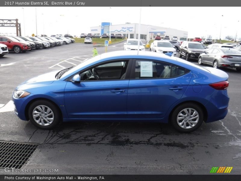 Electric Blue / Gray 2017 Hyundai Elantra SE