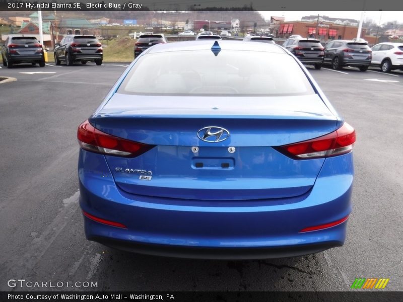 Electric Blue / Gray 2017 Hyundai Elantra SE