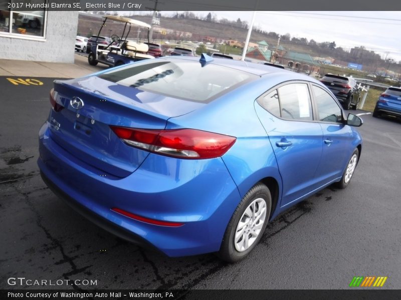 Electric Blue / Gray 2017 Hyundai Elantra SE