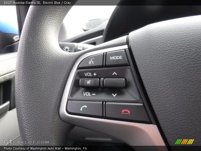 Electric Blue / Gray 2017 Hyundai Elantra SE