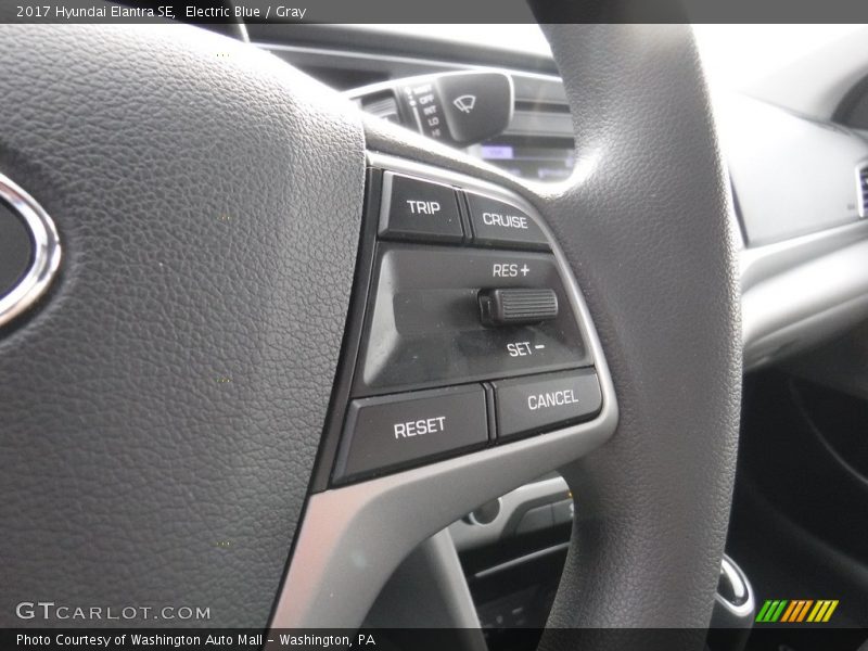 Electric Blue / Gray 2017 Hyundai Elantra SE