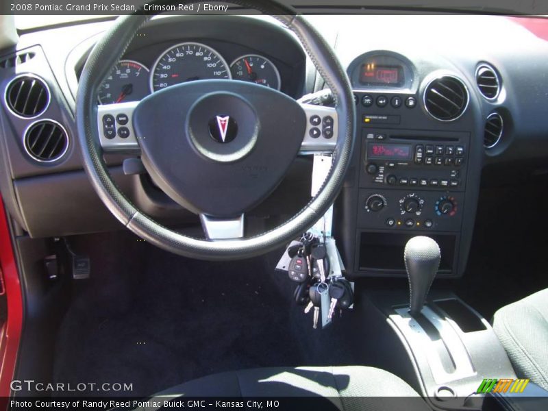 Crimson Red / Ebony 2008 Pontiac Grand Prix Sedan