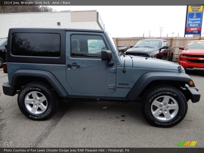 Anvil / Black 2014 Jeep Wrangler Sport 4x4