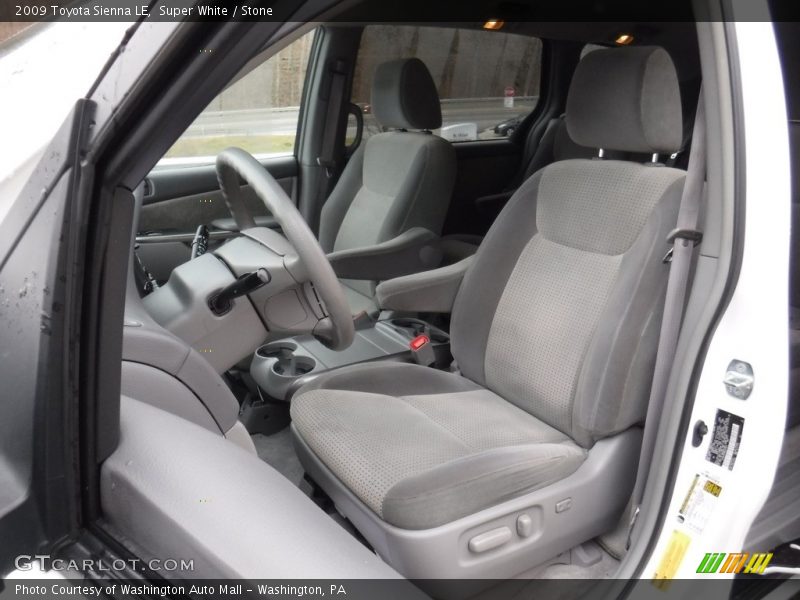Super White / Stone 2009 Toyota Sienna LE