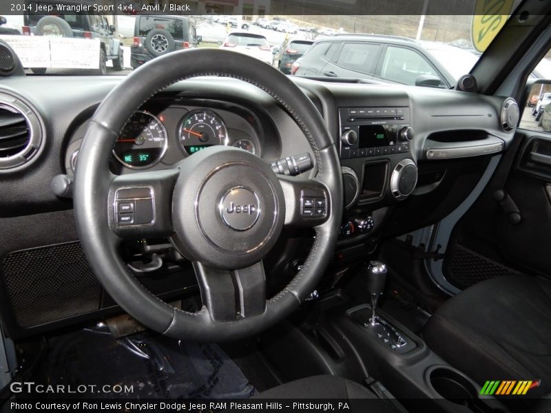 Anvil / Black 2014 Jeep Wrangler Sport 4x4