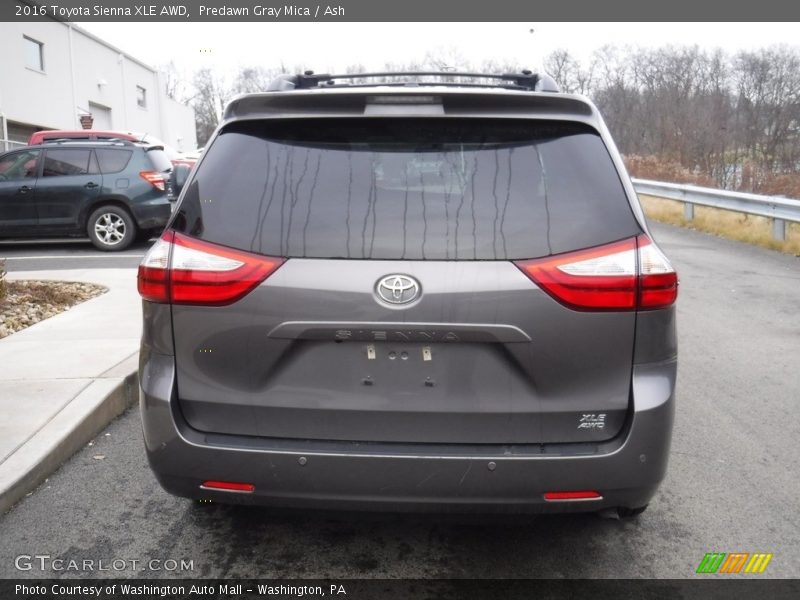 Predawn Gray Mica / Ash 2016 Toyota Sienna XLE AWD