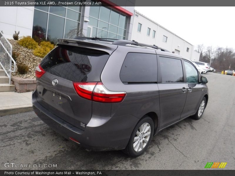 Predawn Gray Mica / Ash 2016 Toyota Sienna XLE AWD