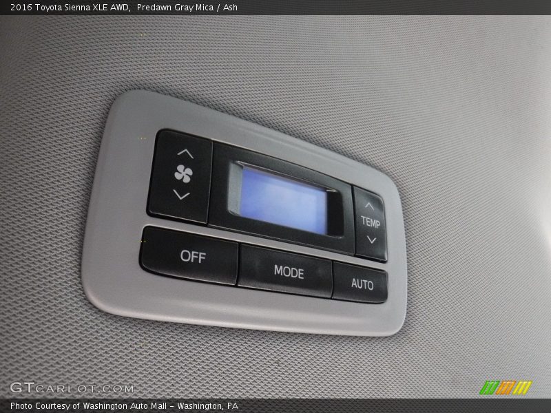 Predawn Gray Mica / Ash 2016 Toyota Sienna XLE AWD