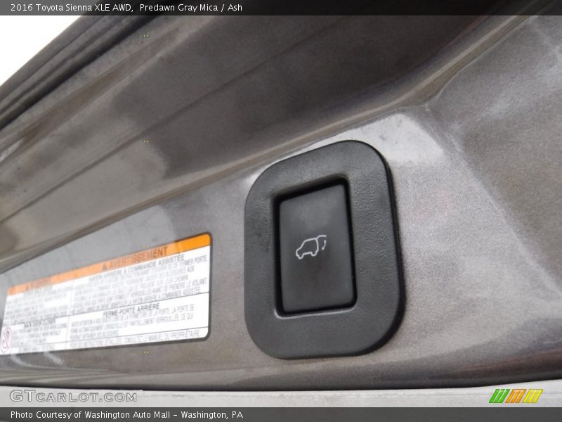 Predawn Gray Mica / Ash 2016 Toyota Sienna XLE AWD