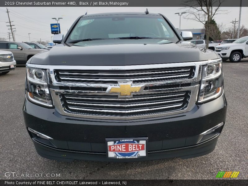 Black / Jet Black/Mahogany 2019 Chevrolet Suburban Premier 4WD