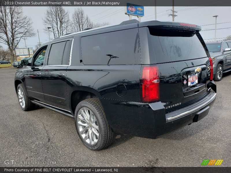 Black / Jet Black/Mahogany 2019 Chevrolet Suburban Premier 4WD