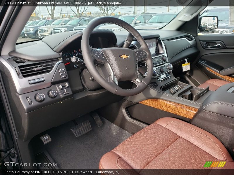 Black / Jet Black/Mahogany 2019 Chevrolet Suburban Premier 4WD