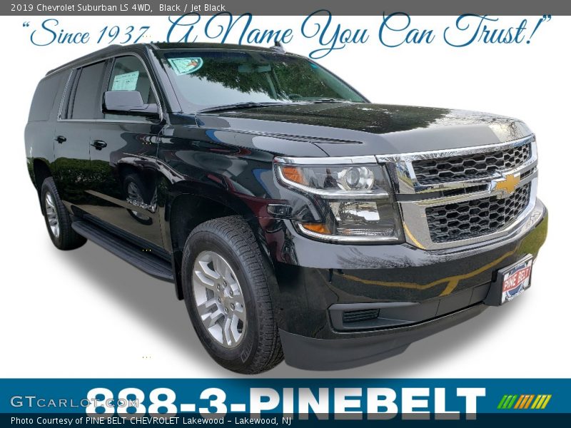 Black / Jet Black 2019 Chevrolet Suburban LS 4WD