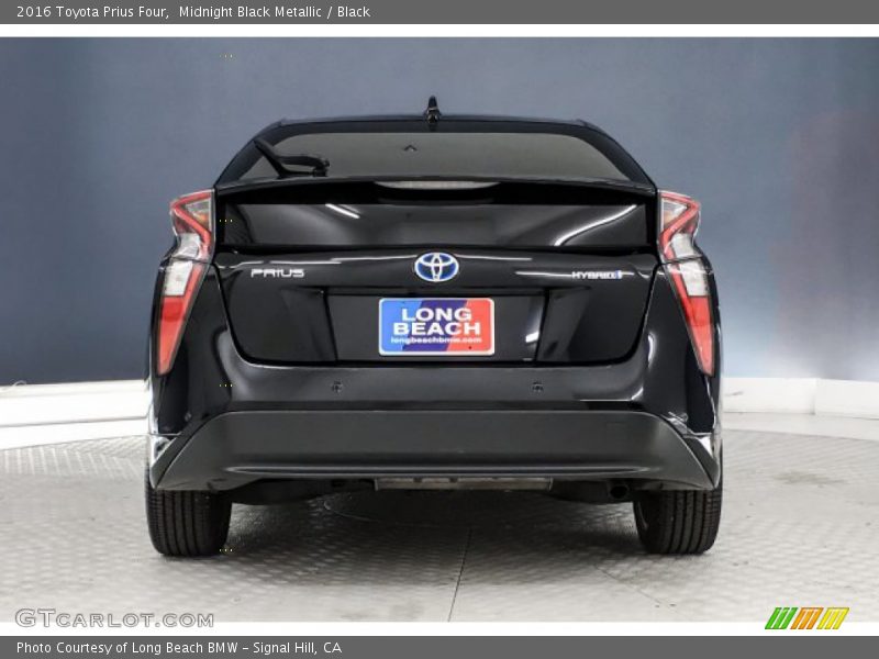 Midnight Black Metallic / Black 2016 Toyota Prius Four