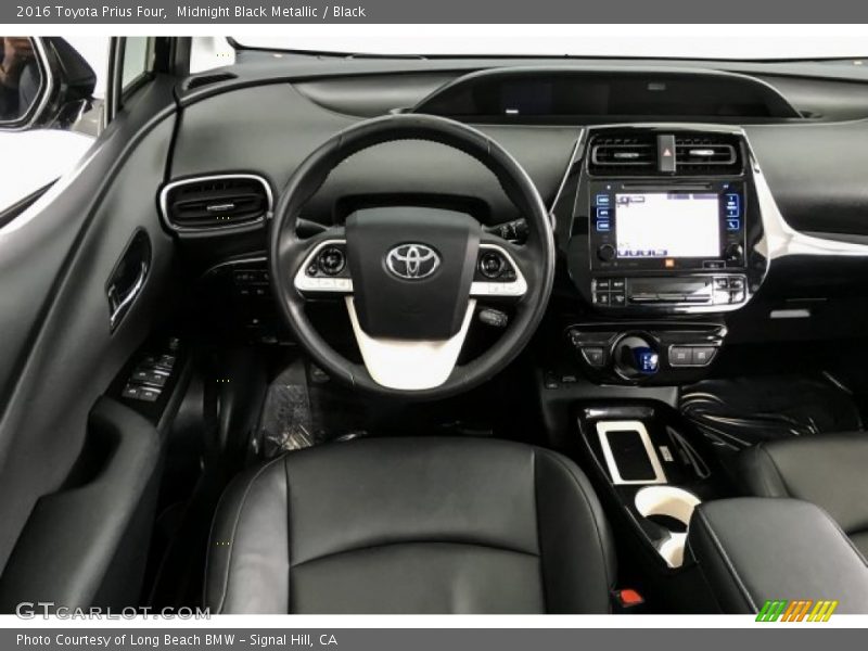 Midnight Black Metallic / Black 2016 Toyota Prius Four