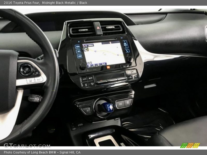 Midnight Black Metallic / Black 2016 Toyota Prius Four