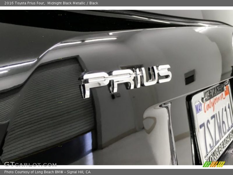 Midnight Black Metallic / Black 2016 Toyota Prius Four