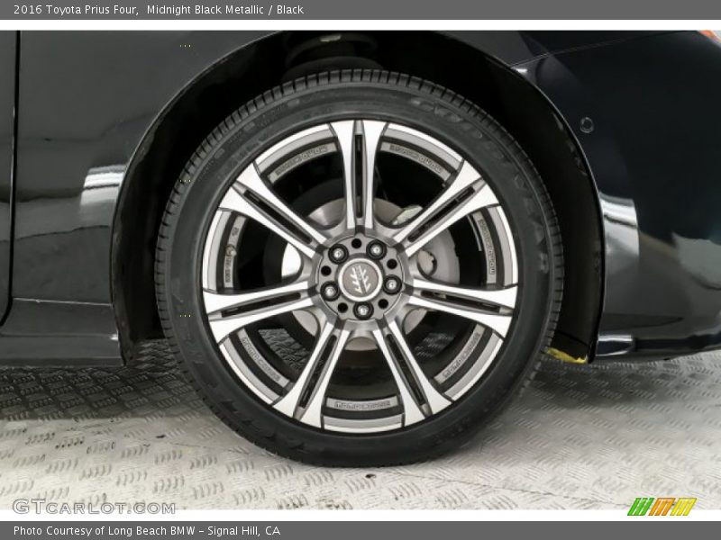 Midnight Black Metallic / Black 2016 Toyota Prius Four