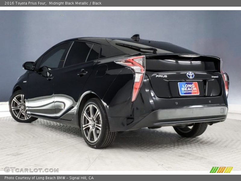 Midnight Black Metallic / Black 2016 Toyota Prius Four