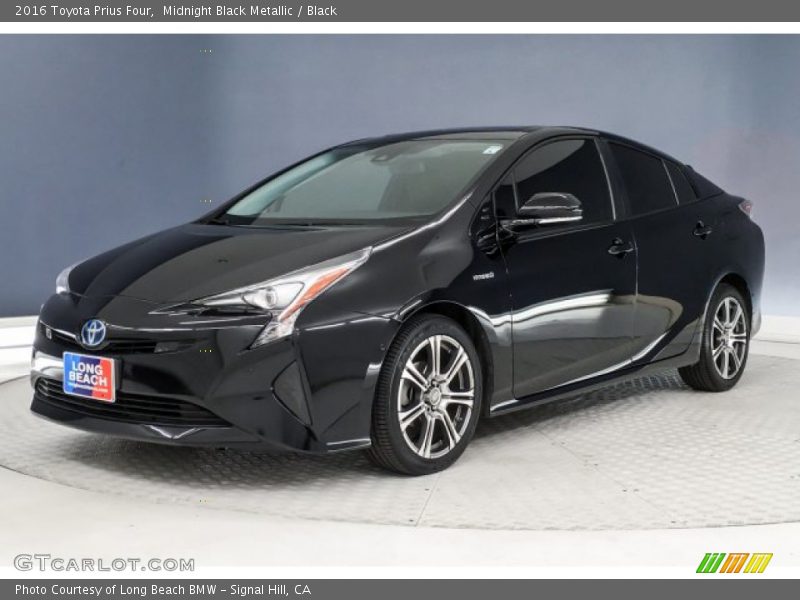 Midnight Black Metallic / Black 2016 Toyota Prius Four