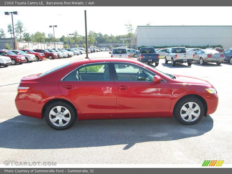 Barcelona Red Metallic / Ash 2009 Toyota Camry LE