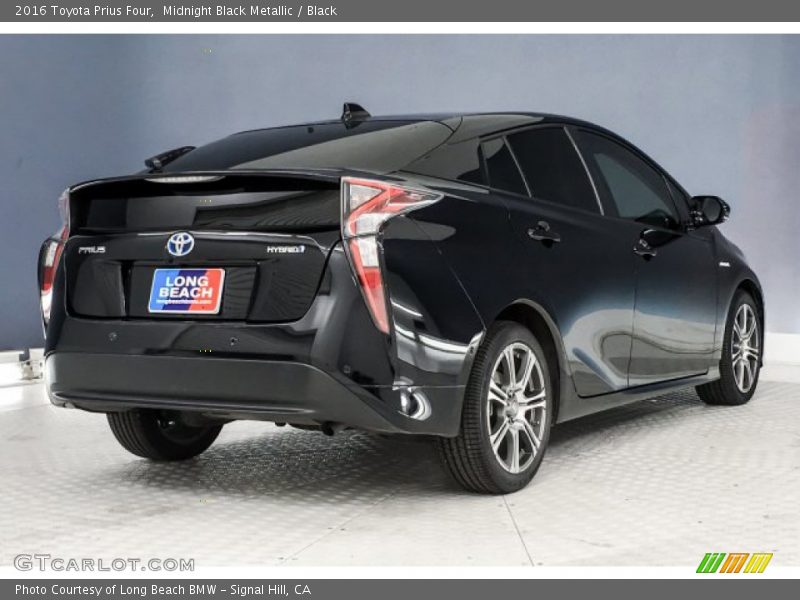 Midnight Black Metallic / Black 2016 Toyota Prius Four
