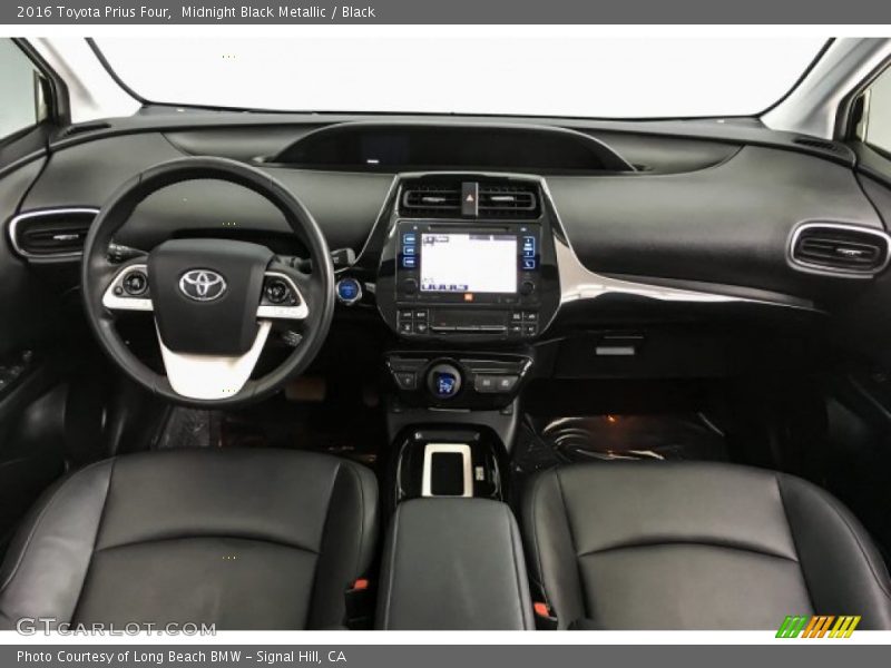 Midnight Black Metallic / Black 2016 Toyota Prius Four