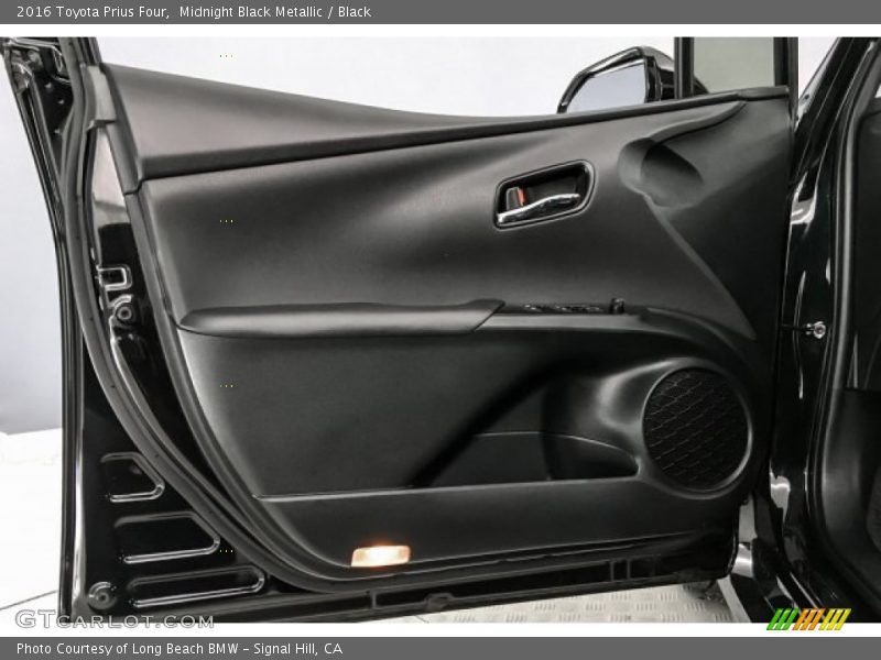 Midnight Black Metallic / Black 2016 Toyota Prius Four