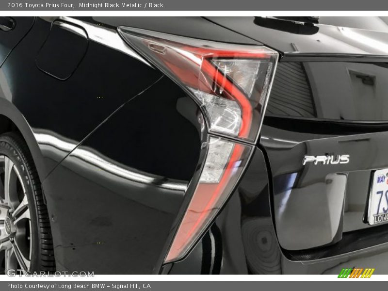 Midnight Black Metallic / Black 2016 Toyota Prius Four