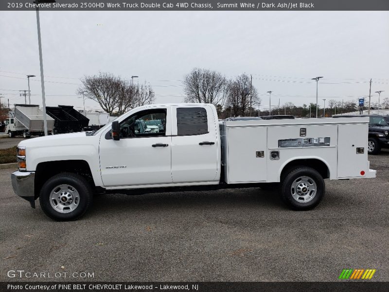 Summit White / Dark Ash/Jet Black 2019 Chevrolet Silverado 2500HD Work Truck Double Cab 4WD Chassis